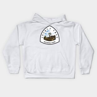 Joshua Tree National Park shield Kids Hoodie